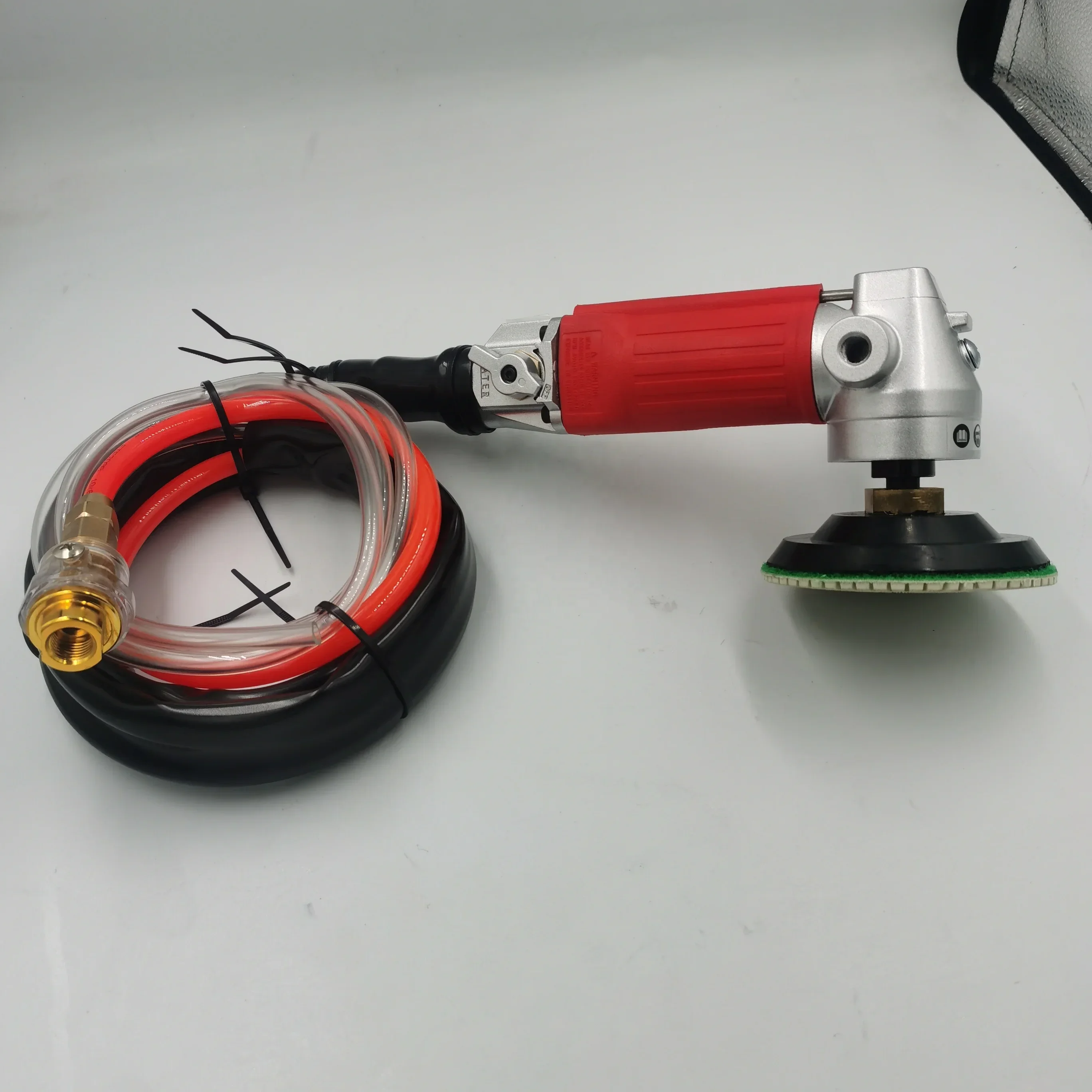 2026 Pneumatic Air Wet Polisher with Rear Exhaust for Marble Granite Stone Concrete Water Sander