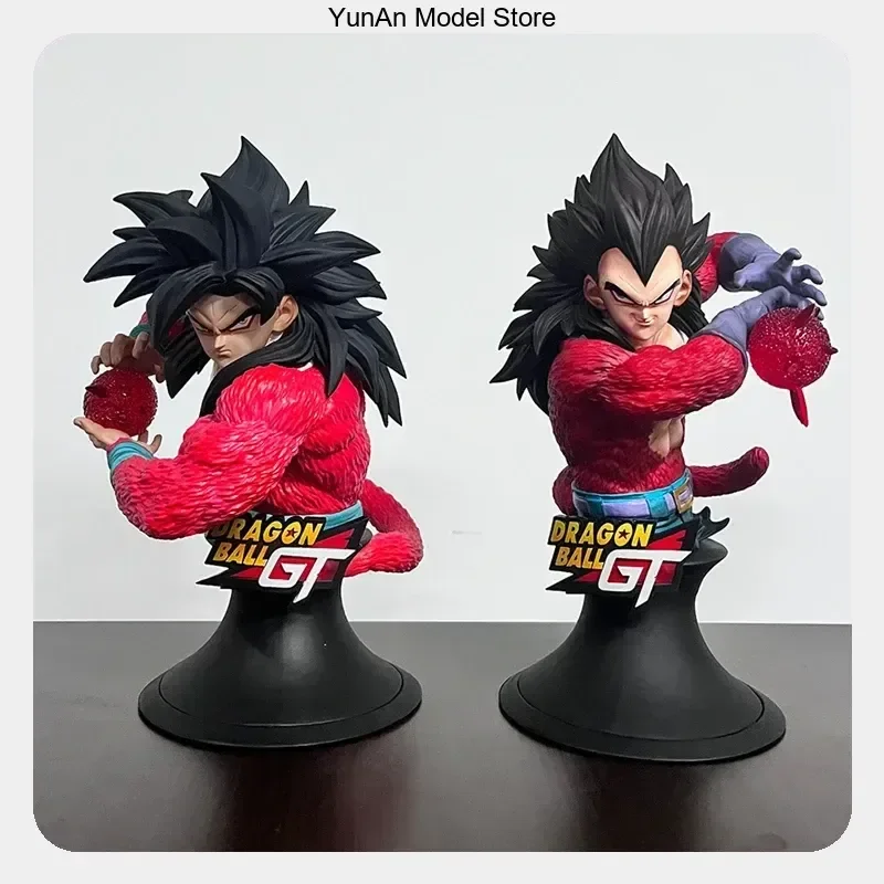 

Anime Figure Model Bust Statue 24cm Dragon Ball Goku & Vegeta Super Saiyan 4