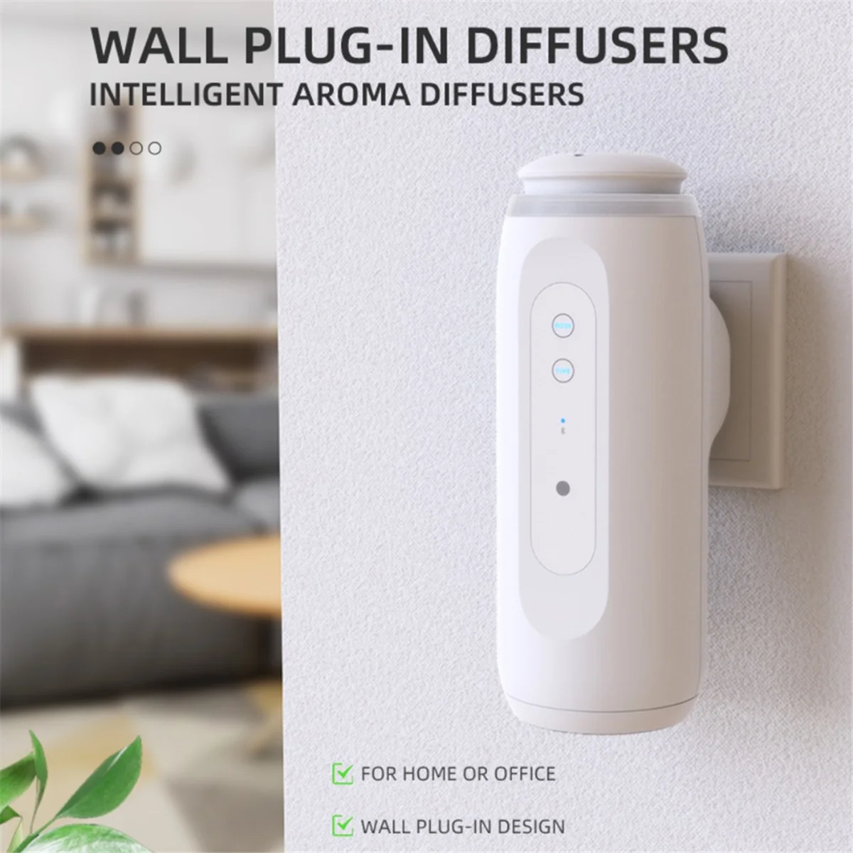 

Get! Smart Fragrance Diffuser for Toilet Smell Distributor Air Freshener Automatic Diffuser Aroma Diffuser US Plug