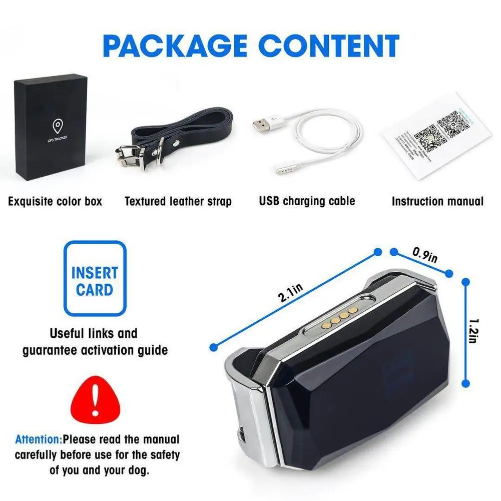 تنبيهات ذكية للحيوانات الأليفة بنظام تحديد المواقع العالمي (GPS)، شاشة أنشطة مقاومة للماء بالكامل للحيوانات الأليفة، نطاق غير محدود، تذكير صوتي عن بعد، تناسب جميع الحيوانات الأليفة #2