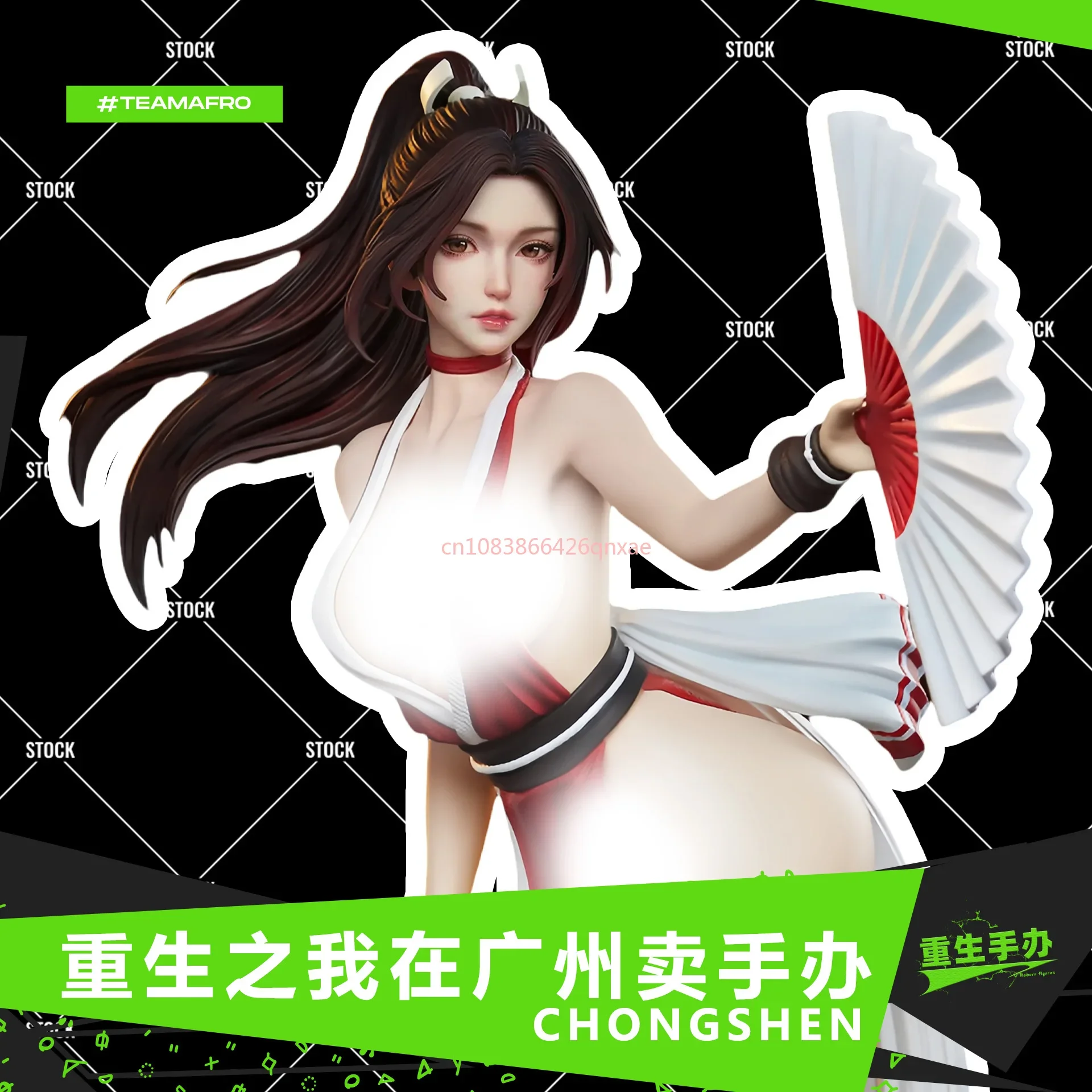 [Ready Stock] King of Fighters Series Figure Street Fighter Mai Shiranui GK Figure Statue Ornament Model