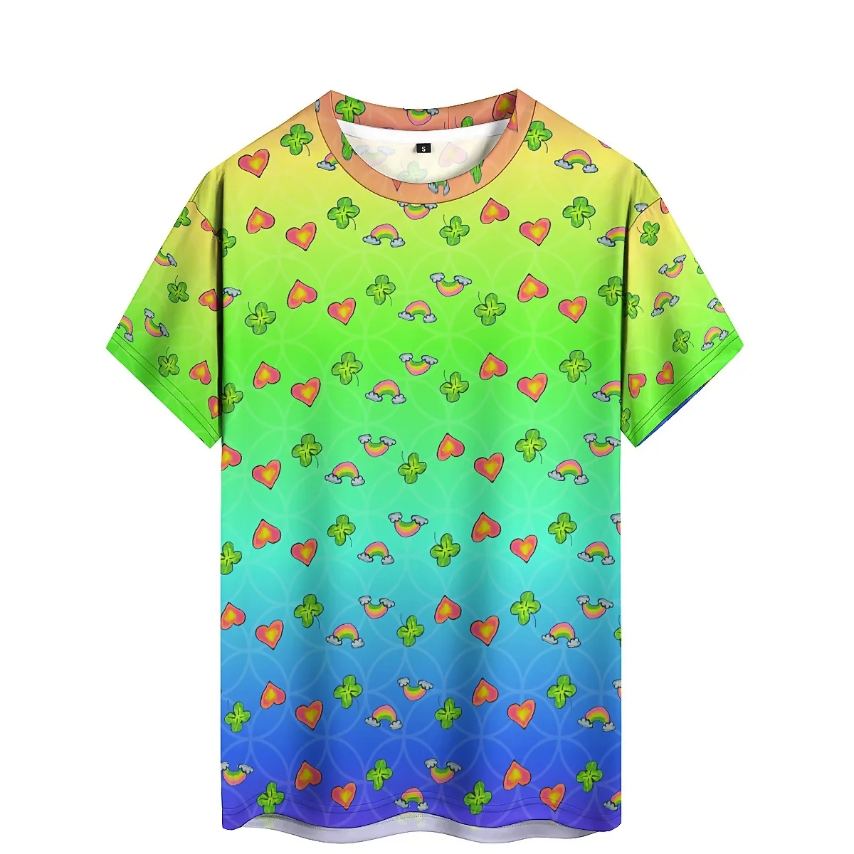 

Funny Punk Style Men's Tie Dye Splatter 3D Printed Short Sleeved T-shirt, Gym Workout Running Lightweight Design, Cool Hip-hop R