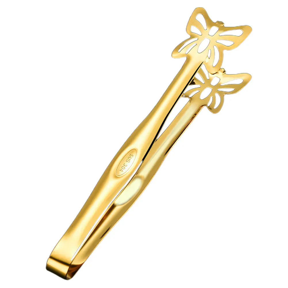 

Stainless Steel Food Tong Long Handle Kitchen Bread Cake Bbq Buffet Dessert Serving Tongs