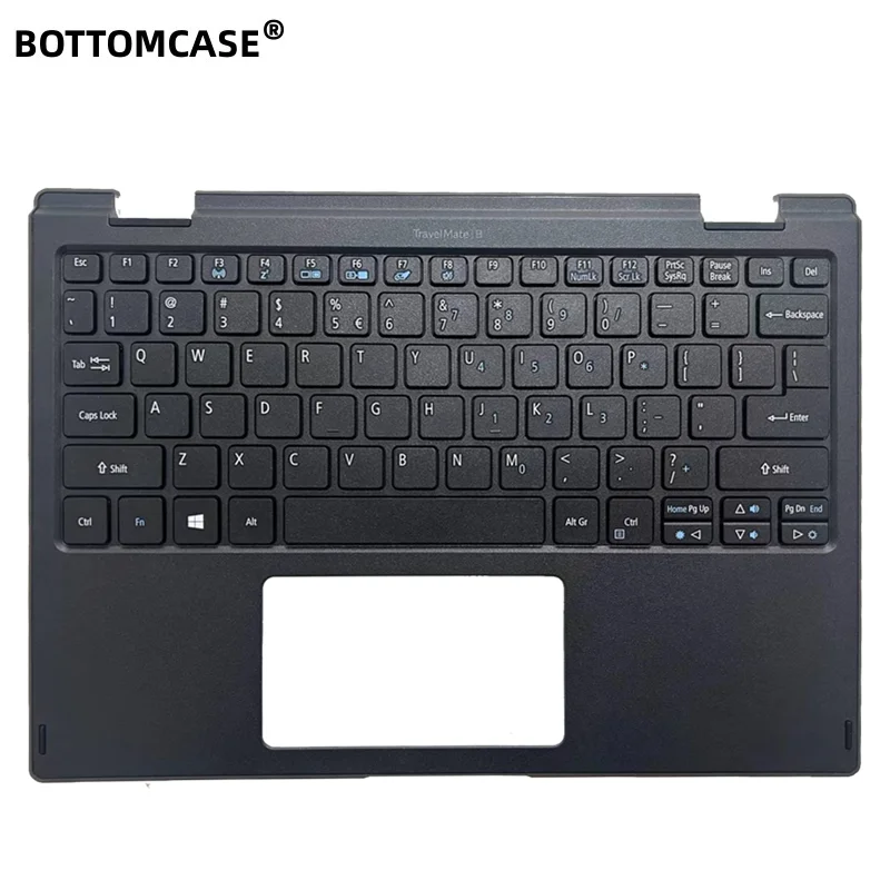 

New For Acer Travelmate B118-G2-RN B118-M Laptop Upper Case Palmrest Keyboard 6B.VHPN7.028 Black