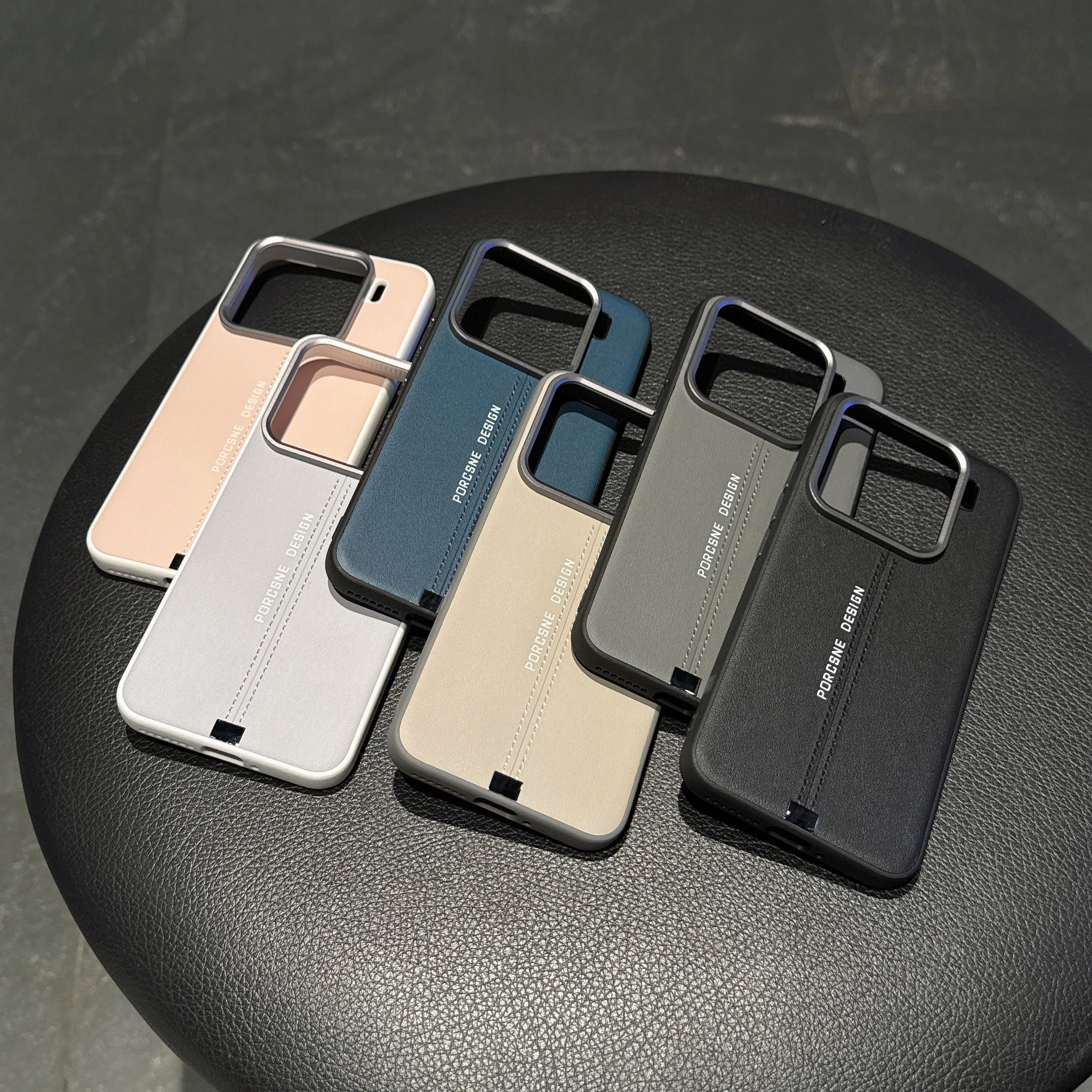 Luxury Leather Case With Metal Button For Xiaomi 15Ultra Mi15 14 Pro Business Phone Cover Camera Protection Shockproof Casing