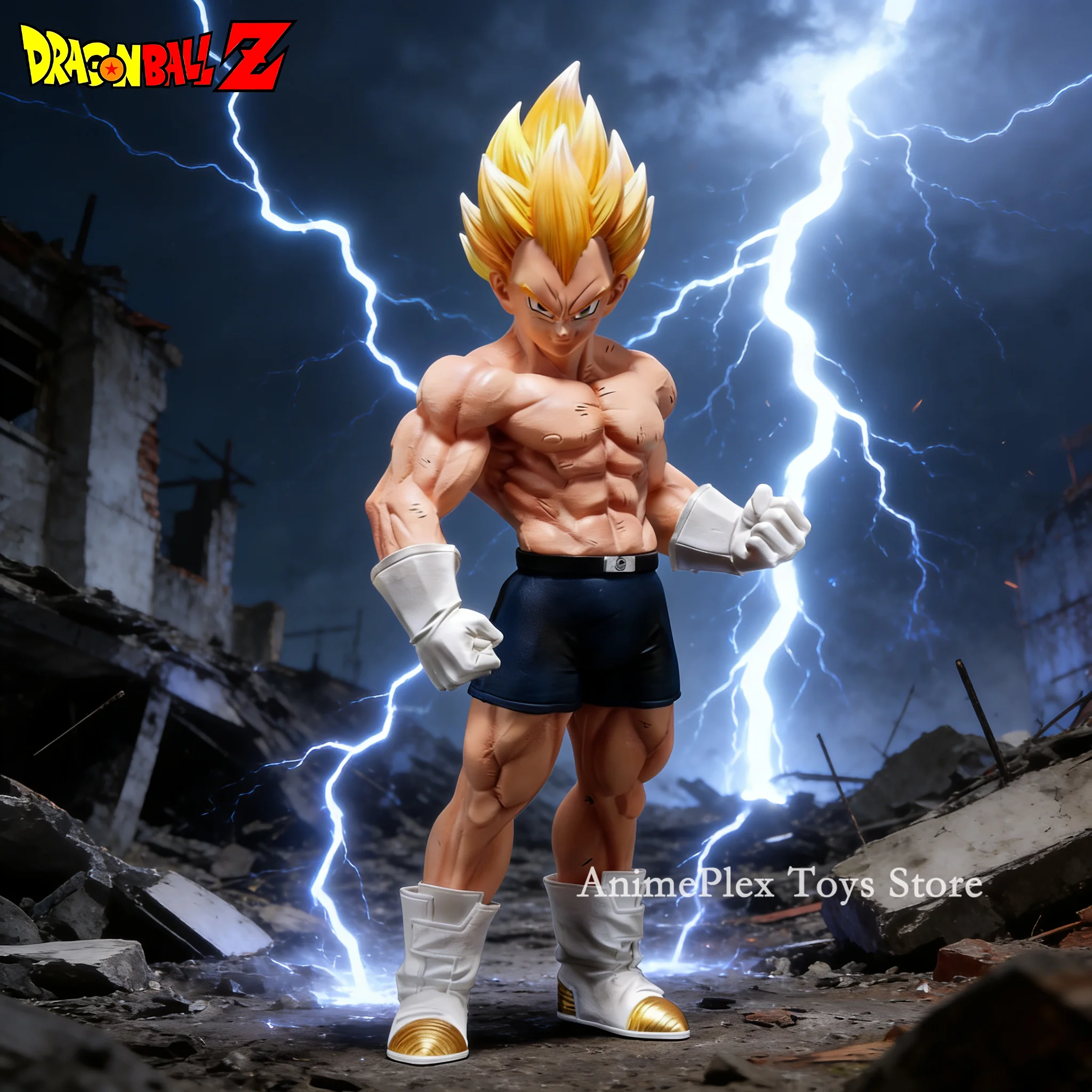 

28.5cm/11.22in Dragon Ball Anime Figure Vegeta PVC Action Figure Statue Desktop Ornament Collection Model Toy Gifts