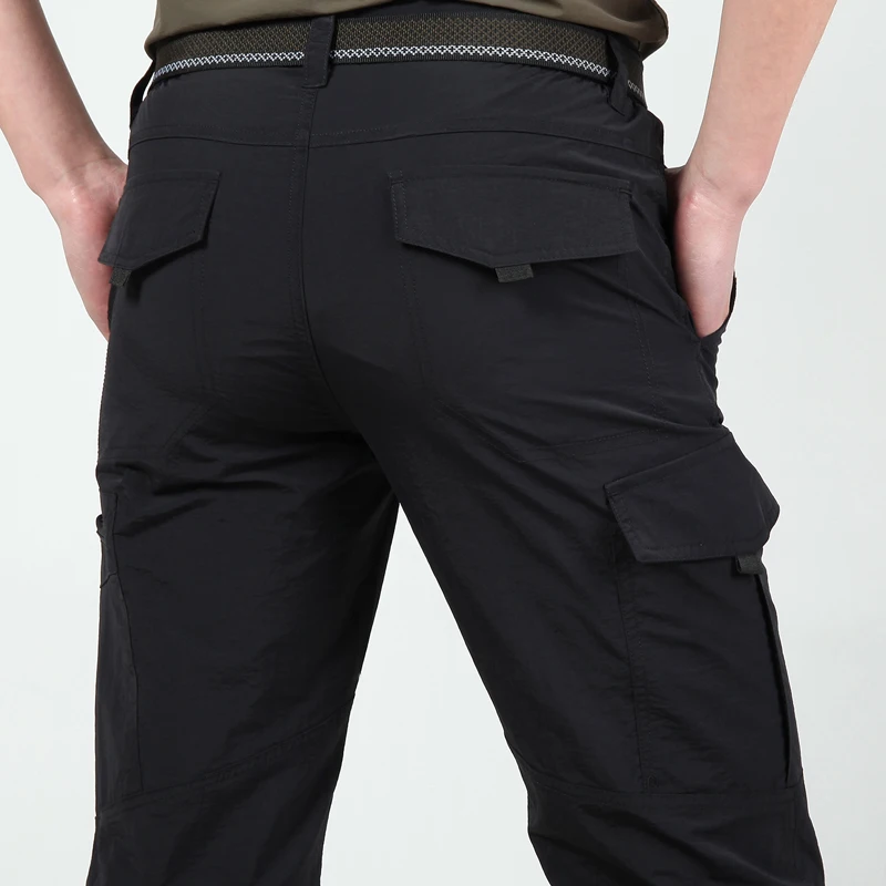 Pantaloni tattici leggeri urbani da uomo pantaloni lunghi militari dell\'esercito Casual traspiranti estivi pantaloni Cargo impermeabili ad