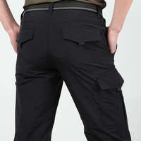 Men's Urban Lightweight Tactical Pant Summer Breathable Casual Army Military Long Trousers Male Waterproof Quick Dry Cargo Pants