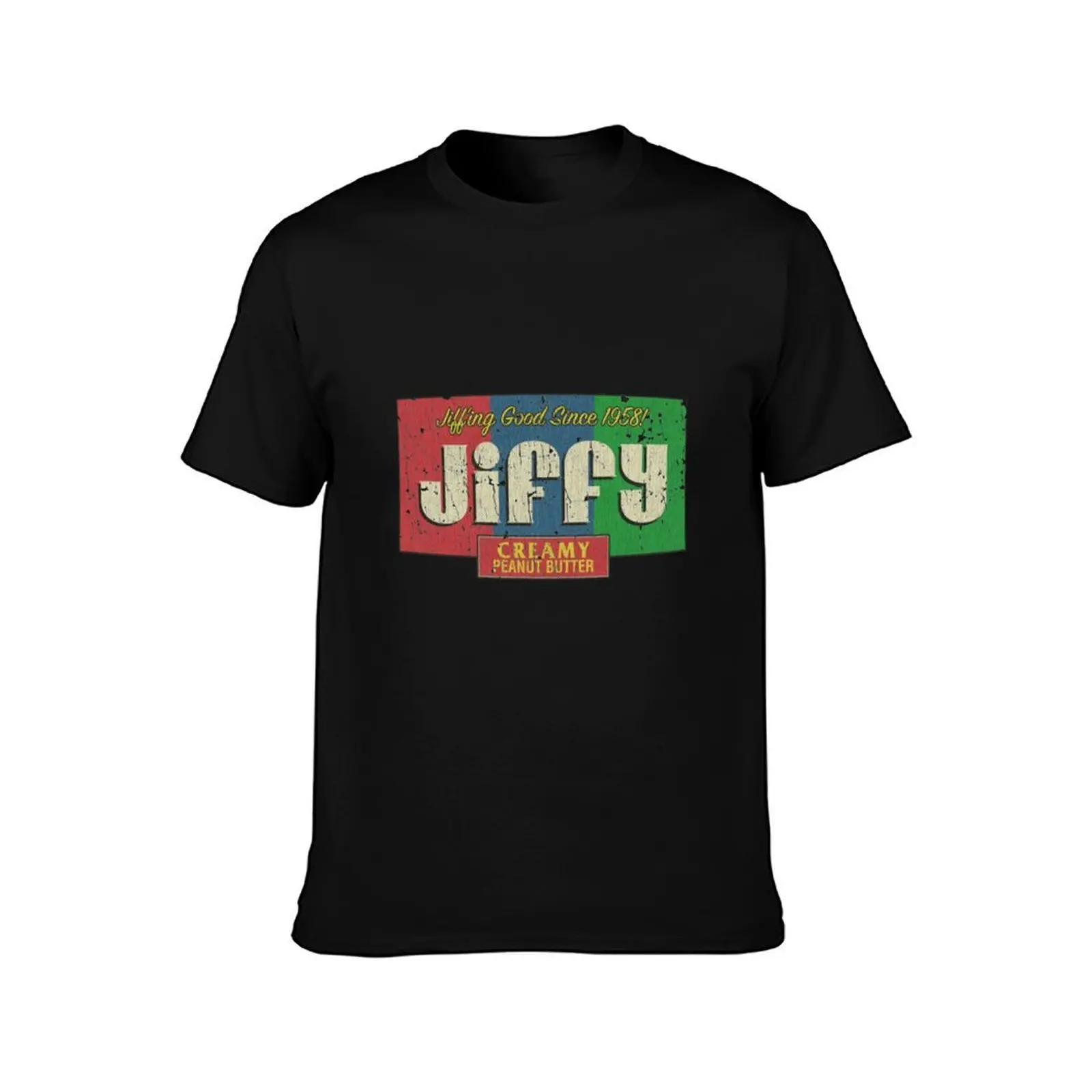 Mandela Effect Jiffy Peanut Butter 1958 T-Shirt Summer Casual Loose T-Shirt