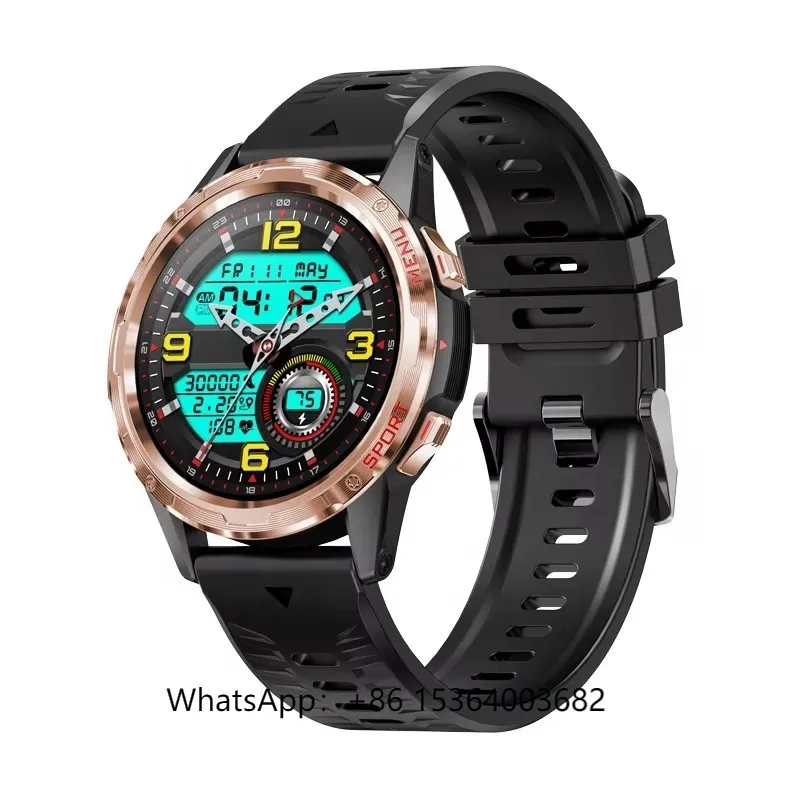 

1.32 Inch Round Screen Waterproof Magnetic Charging Sleep Monitoring Voice Assistant H70 Sport Smart Watches
