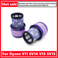 Washable Hepa Filter For Dyson V11 SV14 V15 SV15 Cyclone Absolute Animal Cordless Vacuum Cleaner Accessories Parts 970013-02