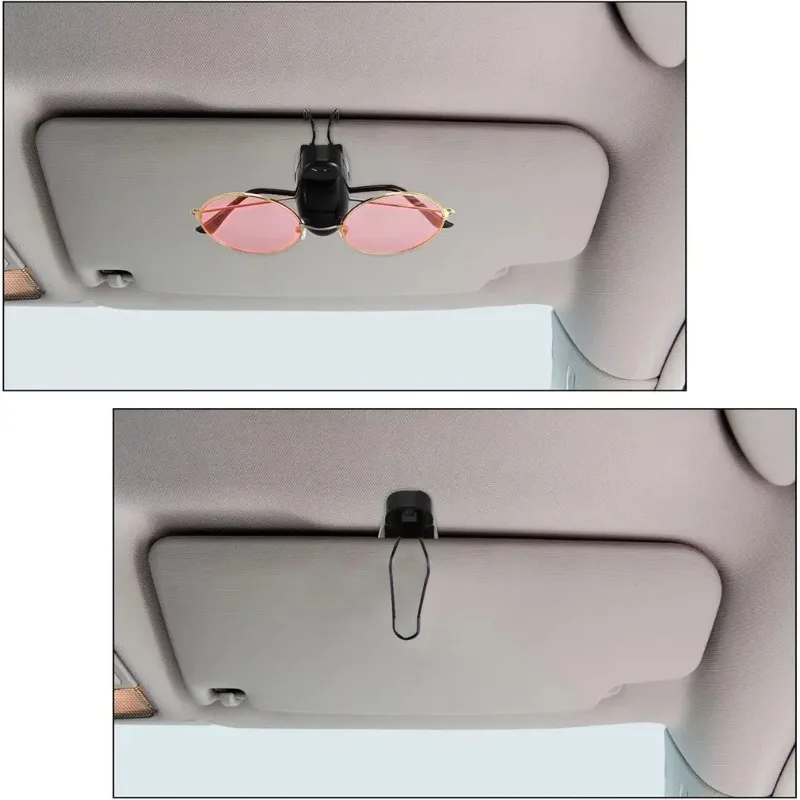 1pc Universal Glasses Clip Car Glasses Holders Sunglasses Holder Clip Automotive Interior Case Eyeglasses Accessories 카니발 자동차용품