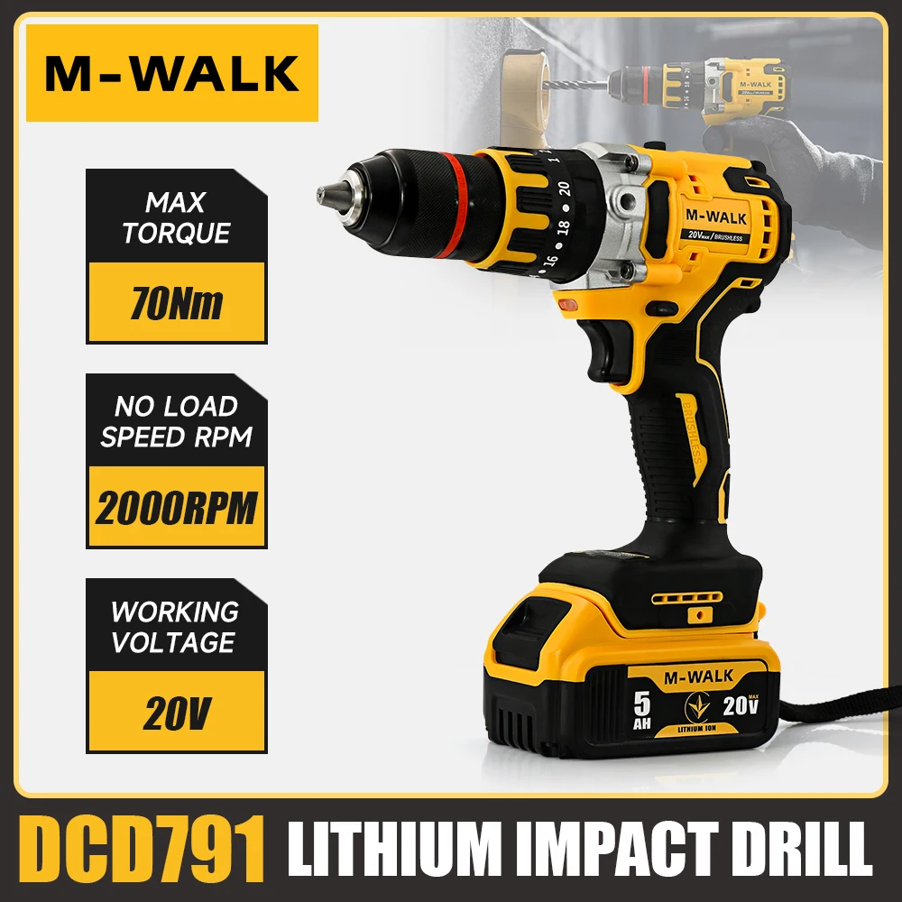 M-WALK DCD791 Brush… - image