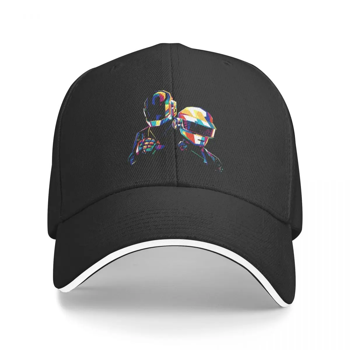 

Colorful Guy Manuel De Homem Christo Band Daft Punk Windproof Cap Sun Visor Hip Hop Caps Cowboy Hat Peaked Hats