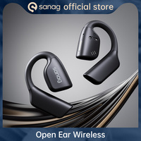 Sanag Z90 Open Wireless Earphone 16.2mm dynamic Sports headphones with 64GB of built-in storage and 72 hour battery life Headset