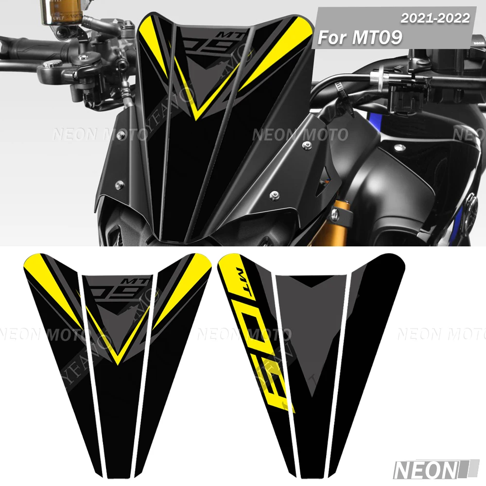 

FOR YAMAHA MT09 MT 09 MT-09 SP Motorcycle Stickers Windscreen Accessories Windshield Wind Shield Deflector Decal 2021 2022