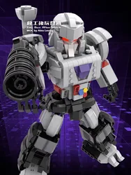 MOC-121961 building block idea mecha battle robot model toy assembly ornament small particle boy