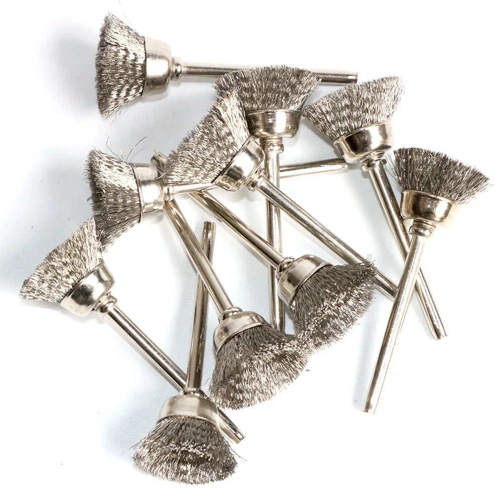 Imagem -04 - Escovas de Fio de Die Grinder Ferramenta Rotativa Ferramenta Elétrica para Gravador 10 Pcs 15 Pcs 30 Pcs Aço Inoxidável