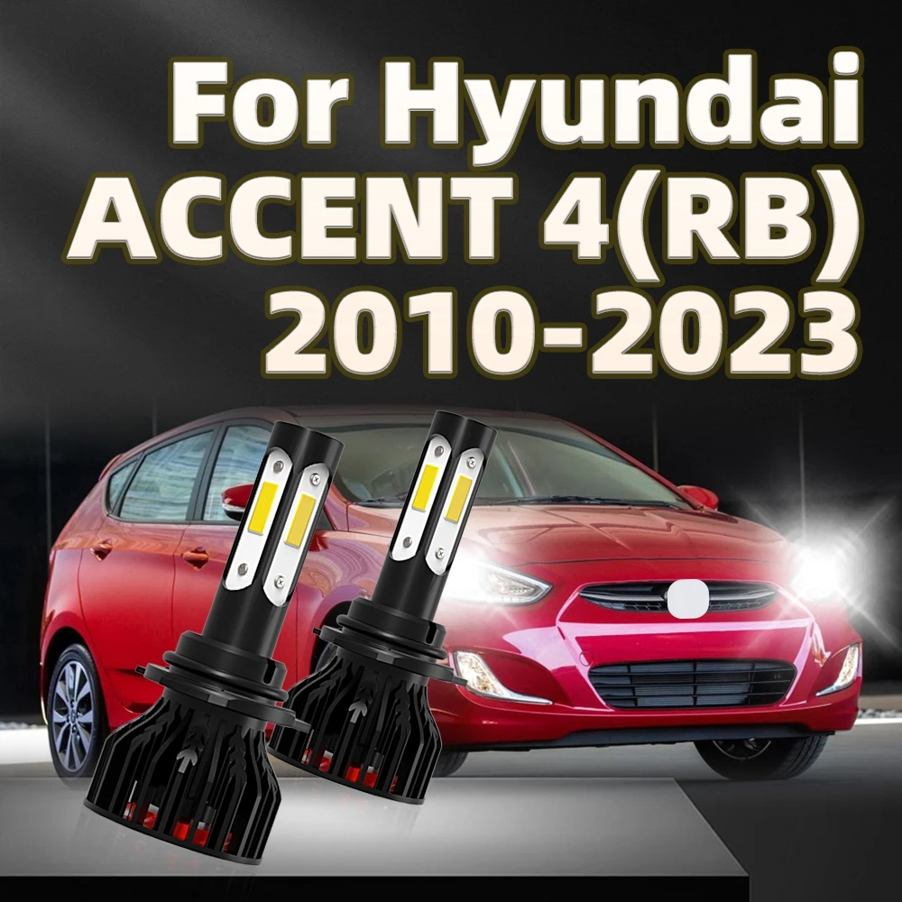 

LED 130W Turbo Car Headlight HB3 Bulbs 6000K Powerful Lamp For Hyundai ACCENT 4(RB) 2010 2011 2012 2013 2014 2015 2016 2017-2023