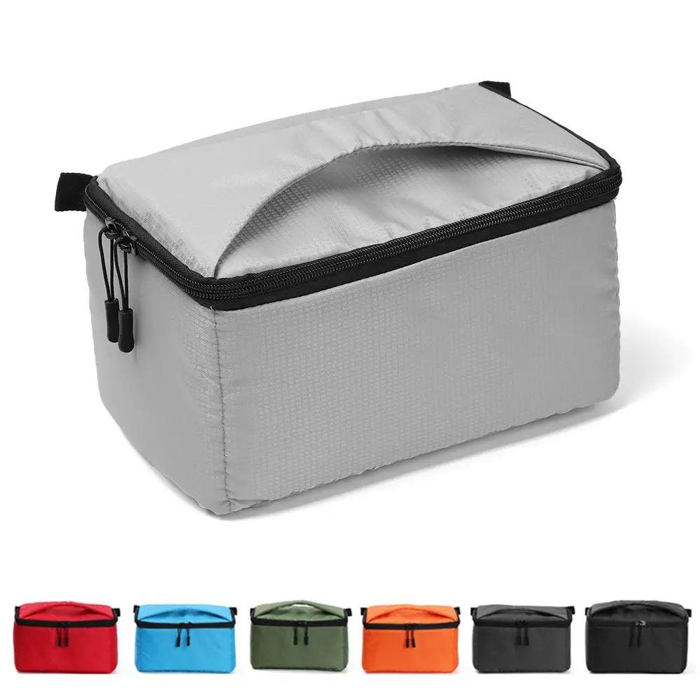 1PC Portable Waterproof DSLR SLR Camera Bag Padded Partition Insert Case Cover For Canon Sony