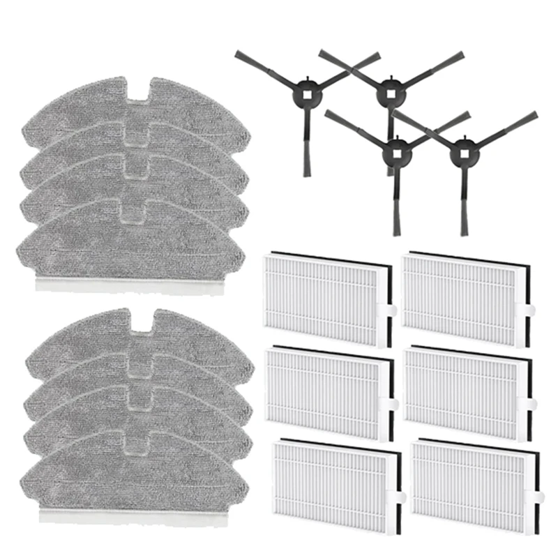 18 шт. фильтр и ткань для Dreame Mova M1/Trouver M1, запасные части для подметального робота-пылесоса
