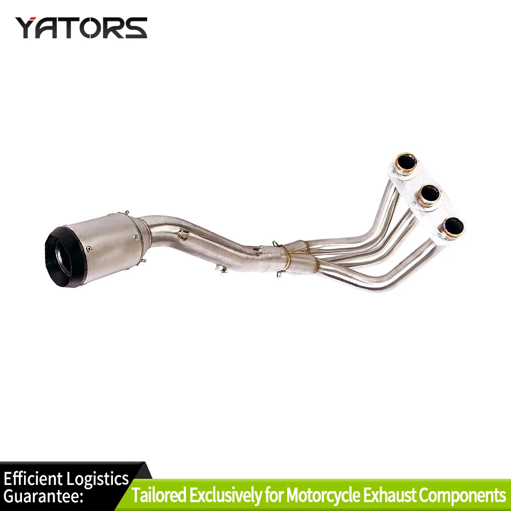 

Exhaust Systems For Yamaha MT-09 Tracer 900 Full System Exhaust Tips Carbon Front Header Pipe Exhausts Pipes