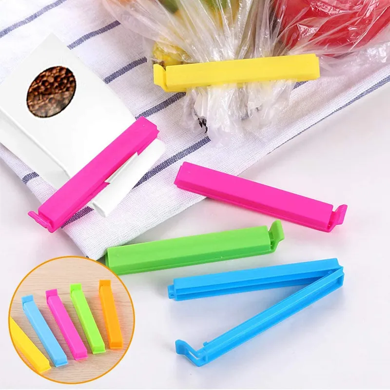 11cm Househould Food Snack Storage Sealer Kitchen Sealing Bag Clips Sealer Clamp Food Bag Clips Kitchen Tool Food Close Clip