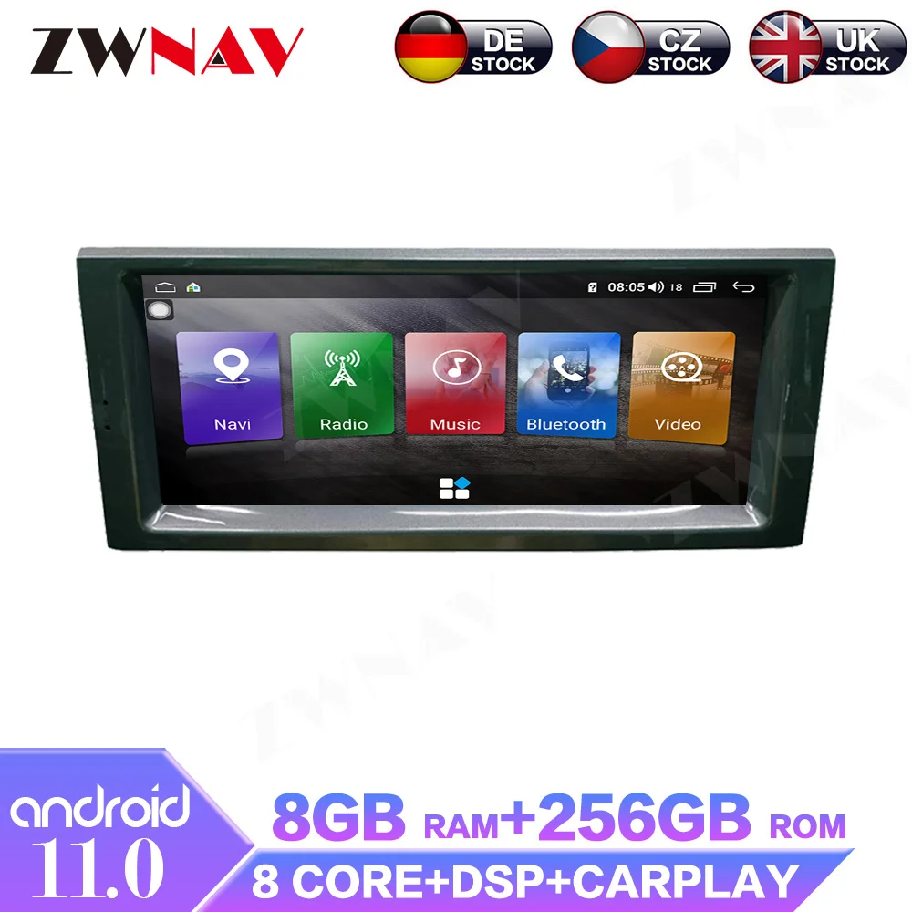 Android12.0 256GB Car Radio Touch HD Screen For Land Rover Evoque V8 2005 GPS  Auto Navi DVD Player Multimedia Carplay Head Unit