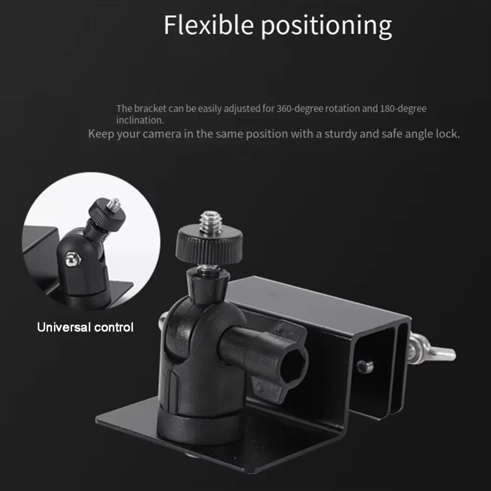 دعامة مزراب المطر المعدنية لـ Arlo Pro/2/3/4/HD/Light/Ultra/Ultra 2/Go 2/Eufycam E/2C/2C Pro/2 pro/E20 E40