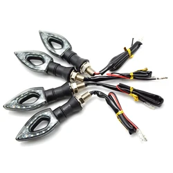 2Pcs/set DC 12V 12 LED Universal Blinker Waterproof Turn Indicators Lamps Motorcycle Turn Signal Lights Accessories Motorbike