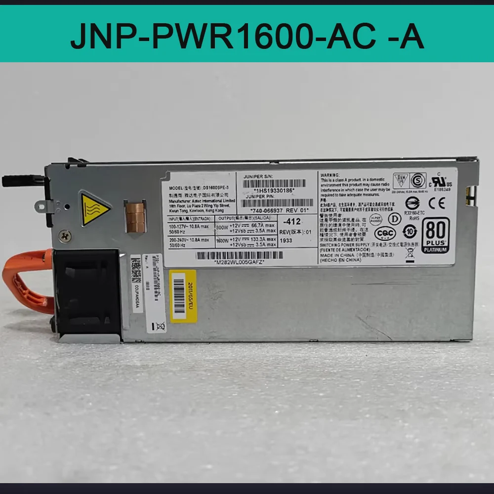 

For JuniperMX10003 network Machine Power Supply JNP-PWR1600-AC -A
