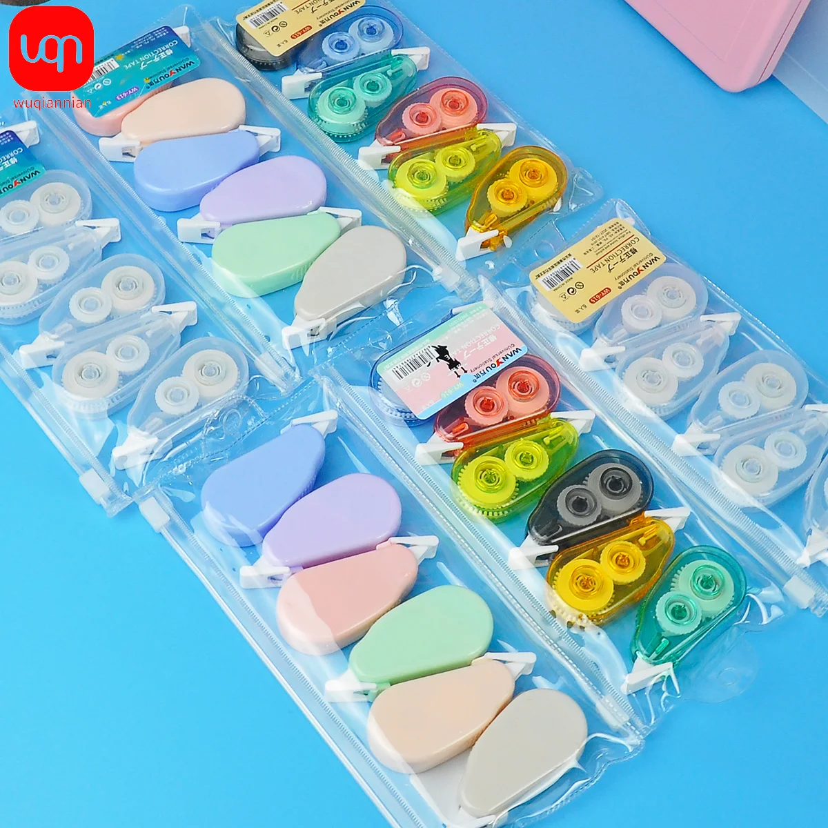 

6Pcs/pack Correction Tapes Promotional Gift South Korea Stationery Cute Girl Portable Mini Tape Set School Office Supply