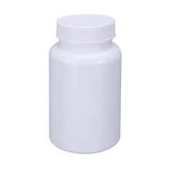 20PCS Empty 100ML White Plastic Bottle with Screw Cap Food Grade HDPE For Medicine Pill Capsule Vitamin