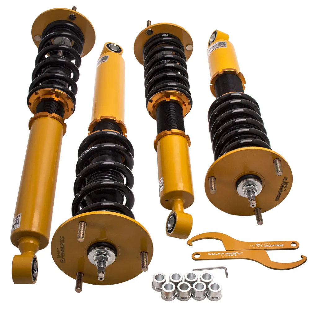 

MaXpeedingrods 24 Way демпфер Coilover Набор для опускания для Lexus LS400 1990-1994 полный комплект для опускания подвески