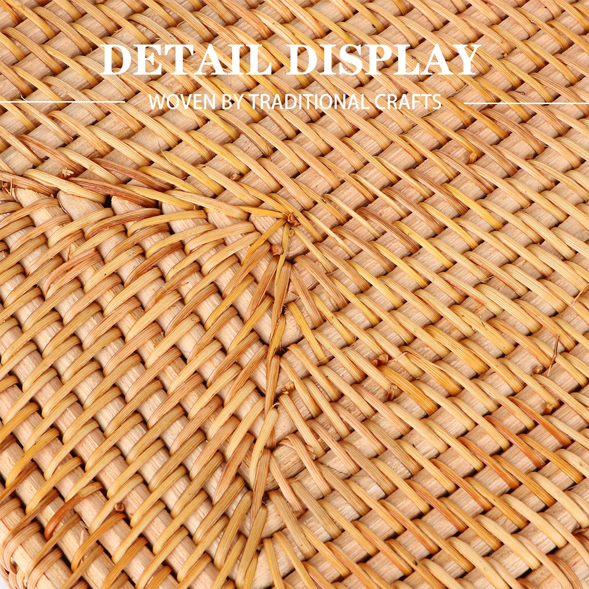 

Small Baskets for Storage Square Container Rattan Weaving Child Organizers Woven