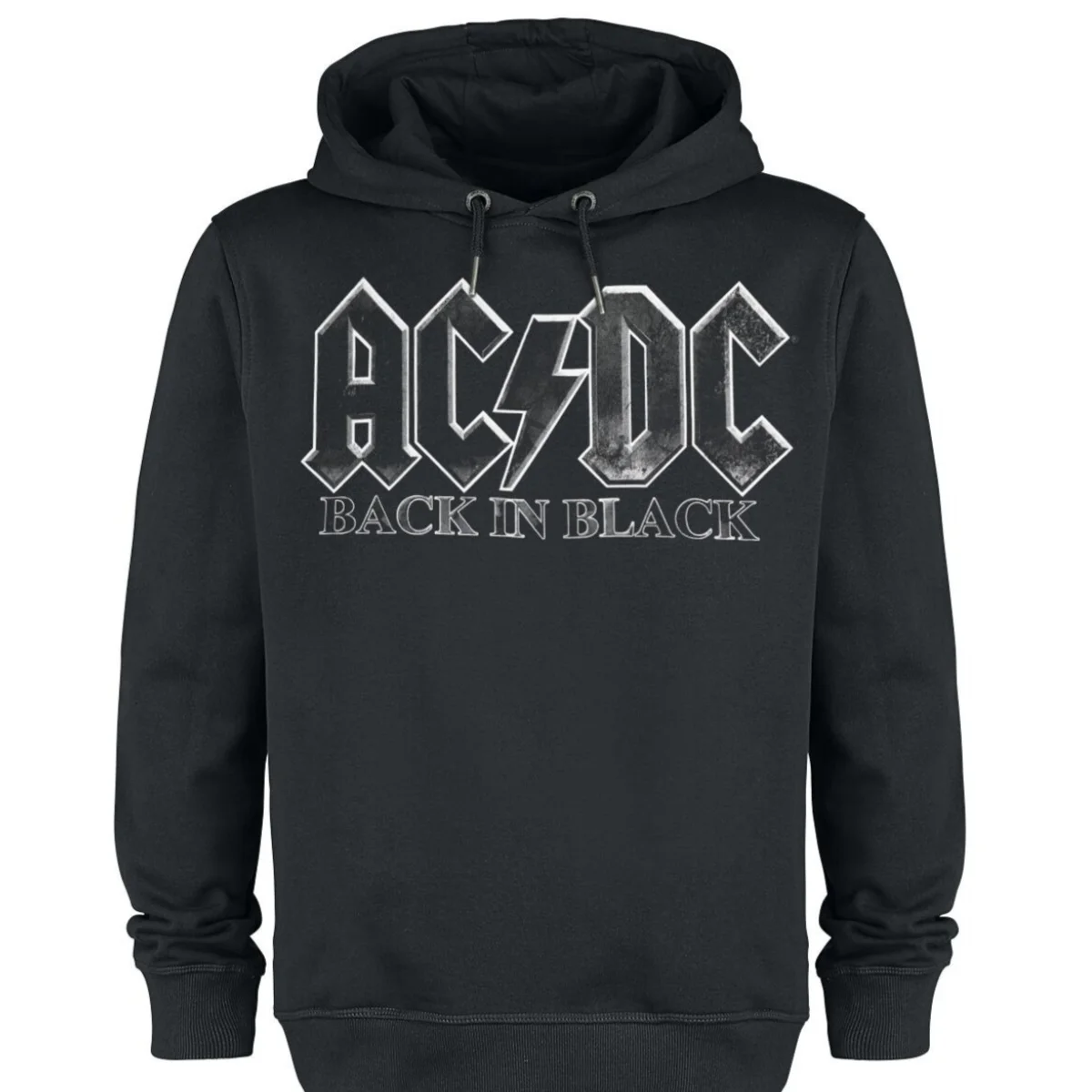 مجموعة تضخيم - عودة باللون الأسود _ سترة AC_DC بغطاء للرأس لخريف وشتاء 2026 فاخرة راقية لكل من الرجال والنساء Y2k #1