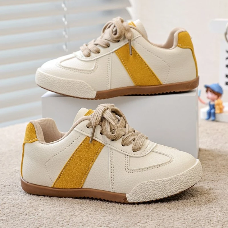 

Fashion Girls' Shoes 2026 Autumn New Kids Sneakers Comfort Anti Slip Girls Casual Shoe Simple and Versatile Child Board Shoes