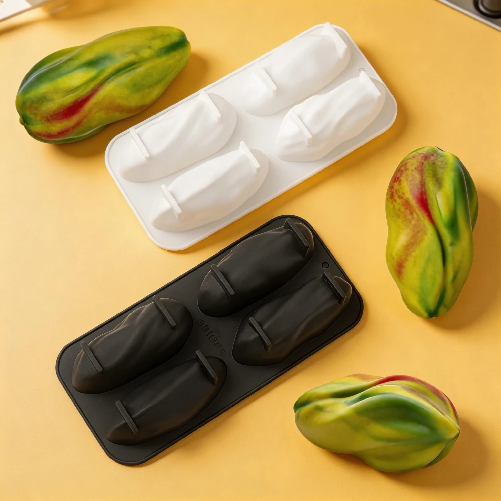 4または9個取りピスタチオシリコンモールド、チョコレートデザ - Eco Soap のレビューと価格