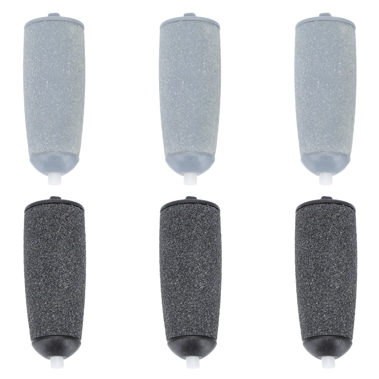 6 Pcs Replacement Foot Grinder Nail Polish Remover Electronic File Heads Pedicure Roller Accessories for Plastic