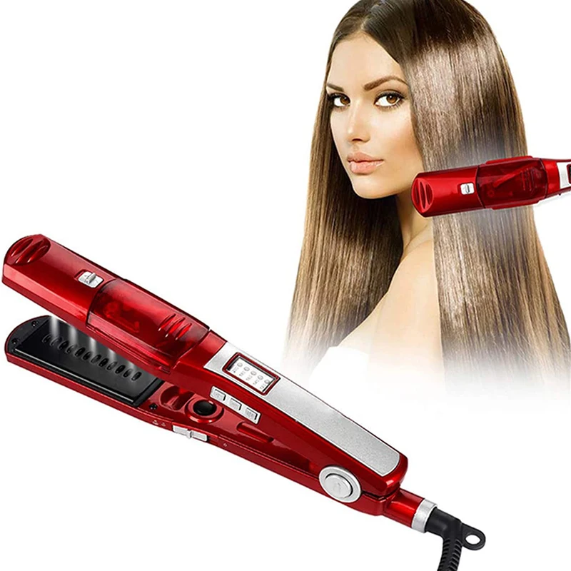 Home professional salon two-in-one direct heating electric steam iron, with portable ceramic-coated shaping tools