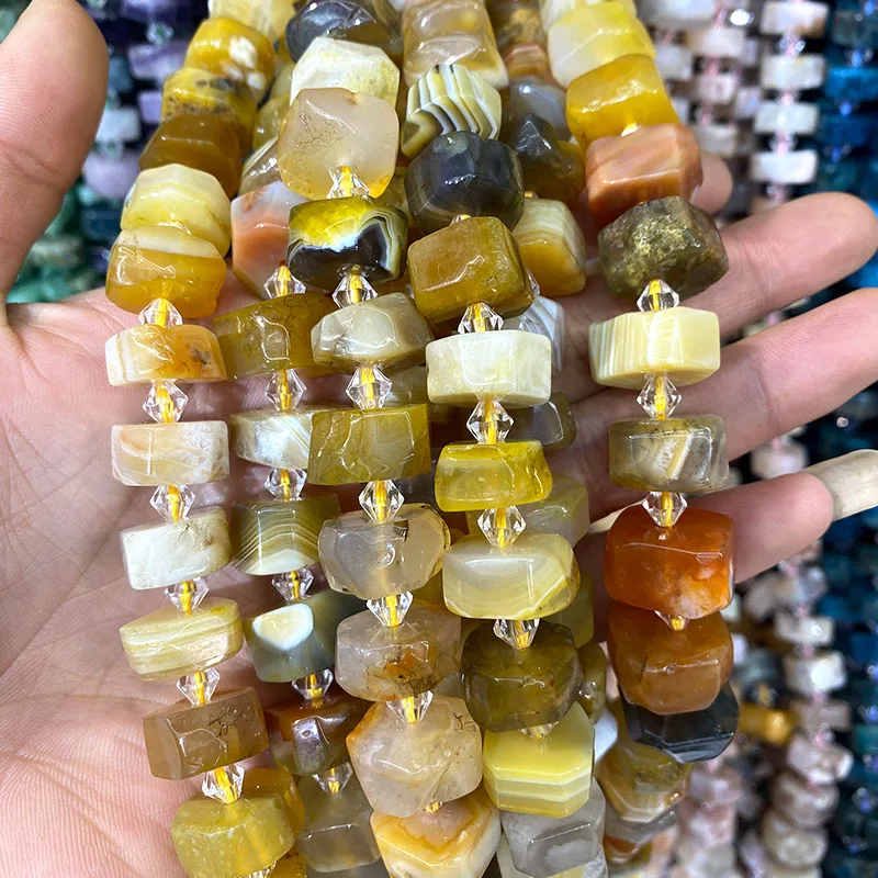 Natursteinperlen Aventurin Achate Tigerauge Jade Rosenquarz Jaspis Runde Armbandperlen für Schmuckherstellung Diy Armband – Detail 7