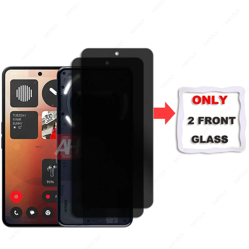 

Защитная пленка для экрана Nothing Phone 3a Glass For Nothing Phone 3a Pro Антишпионское антибликовое стекло Защитная пленка для объектива камеры