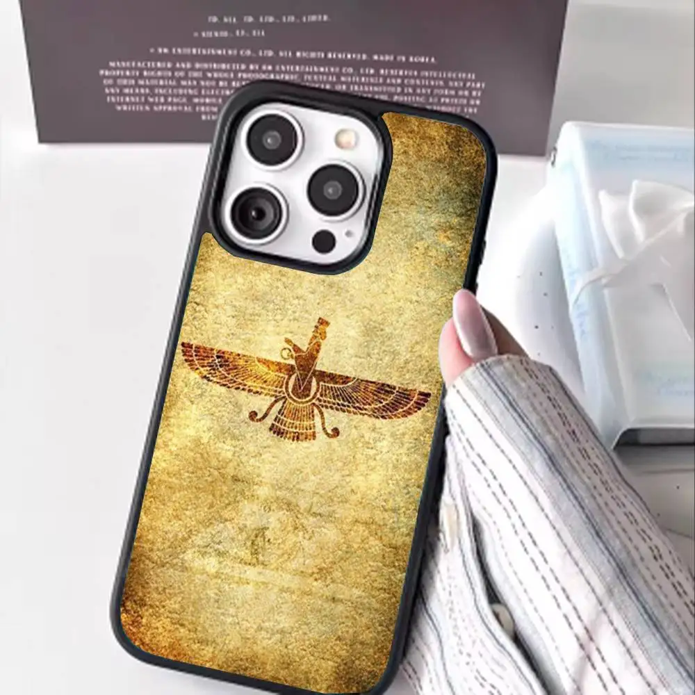 Capa de telefone A-Assyrian f-flag-s para iPhone 17,16,15,14,13,12,11,Pro,Max,Plus,Mini,Magsafe, capa de carregamento magnético sem fio