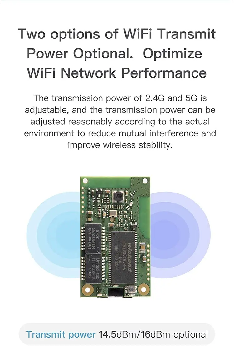 VONETS WiFi Module VM300-H WiFi Bridge/Repeater/Mini Router 300Mbps with External Antenna for DIY Engineering Video Transmission