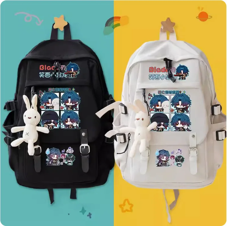 

Anime Honkai: Star Rail Blade School Backpack Student Schoolbags Bookbag Mochila Kids Teens Travel Shoulder Bags