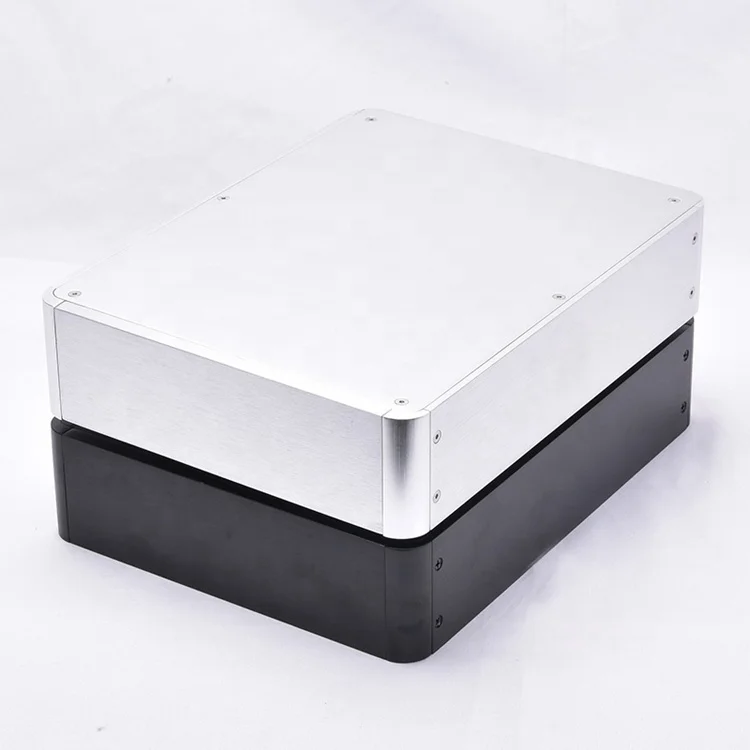 BZ2106 Aluminum Case Customizable Hifi Amplifier Enclosure Diy Professional Audiophile Power Outlet Chassis Outlet Box