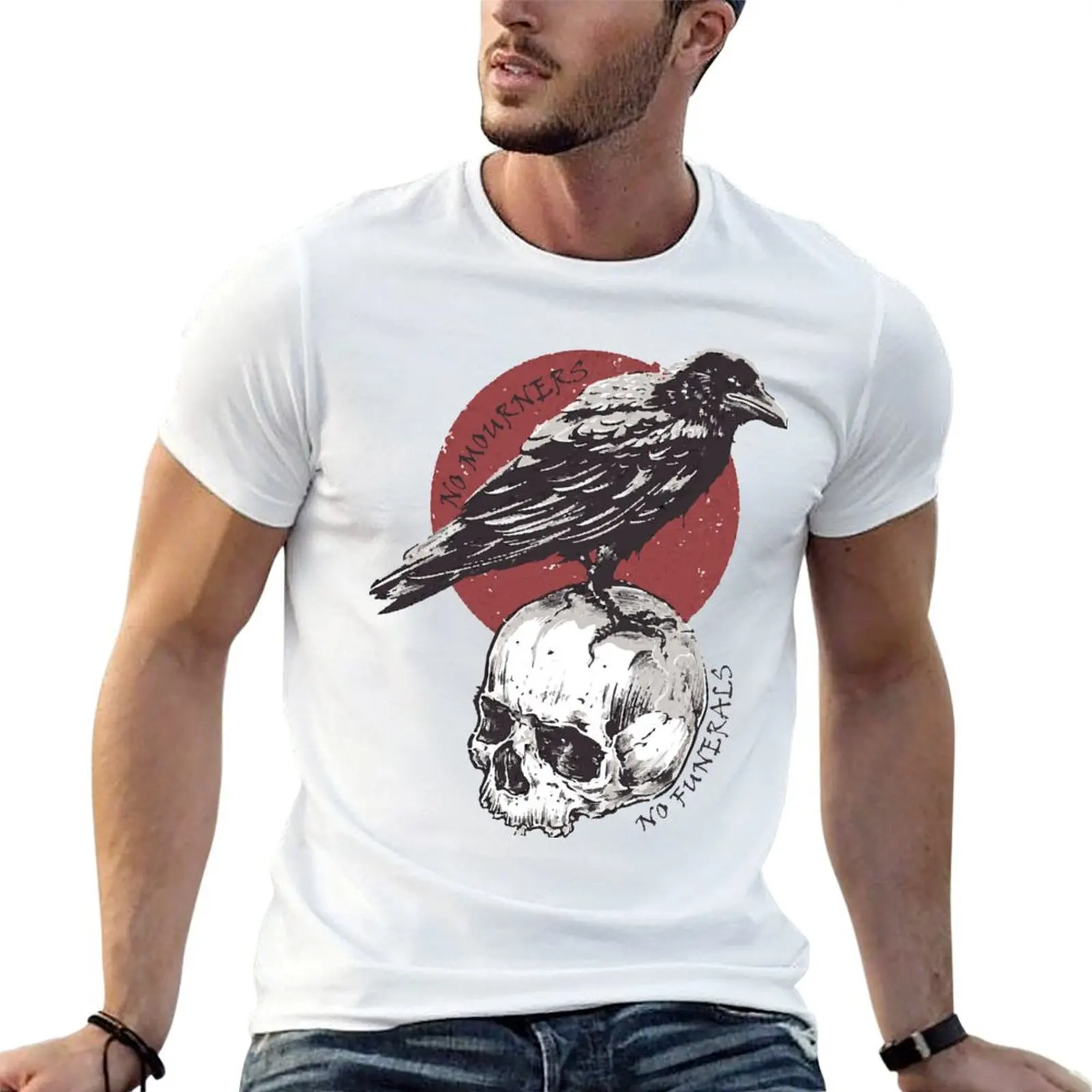 

No Mourners, No Funerals - Six of Crows T-shirt sweat anime clothes men graphic t shirts