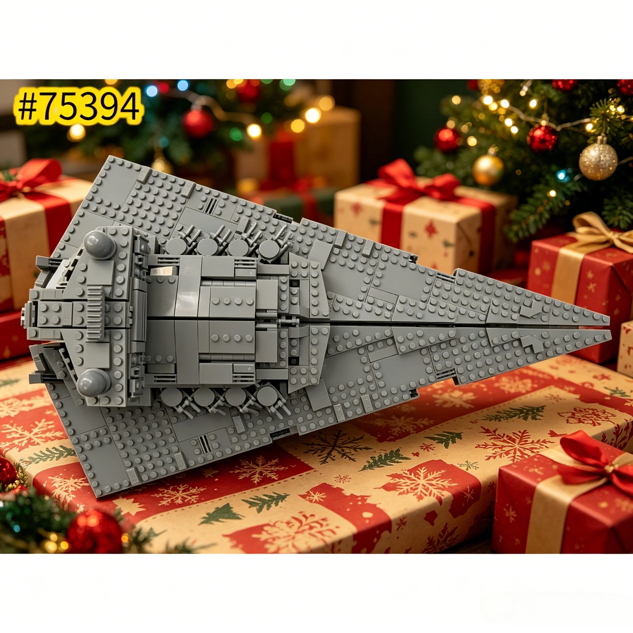 

MOC Imperial Vessel Building Blocks Sets Compatible with Legoed 75394 Particles Suitable for Christmas Birthday Gifts