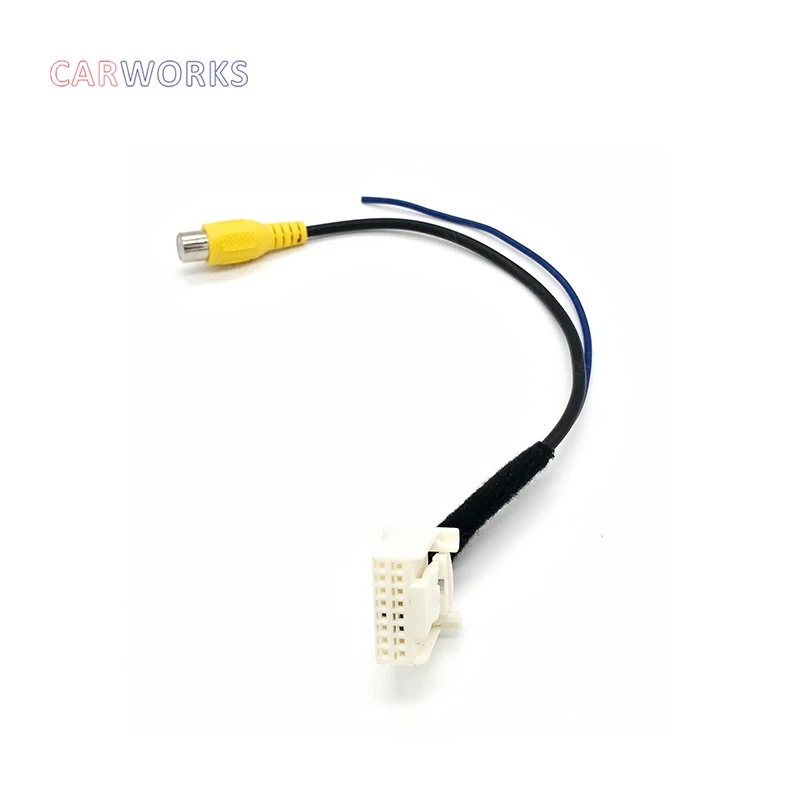 For Hyundai Elantra Avante Santa Video Input Plug 16 Pin Interface Rear View Camera Cable Adapter Wire Harness