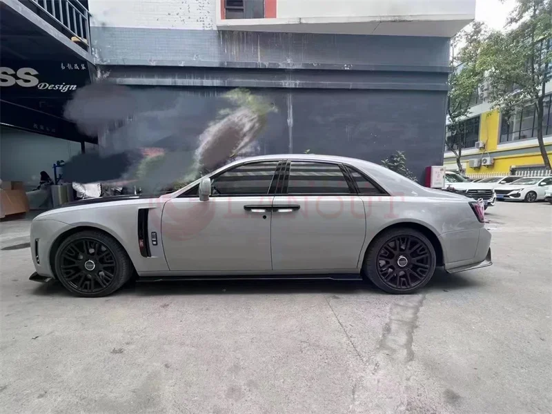 For Rolls Royce Ghost I II III Update to IV MSY Style Body Kit Front Bumper Assembly LED Headlight Rear Bumpers Exhaust Pipes